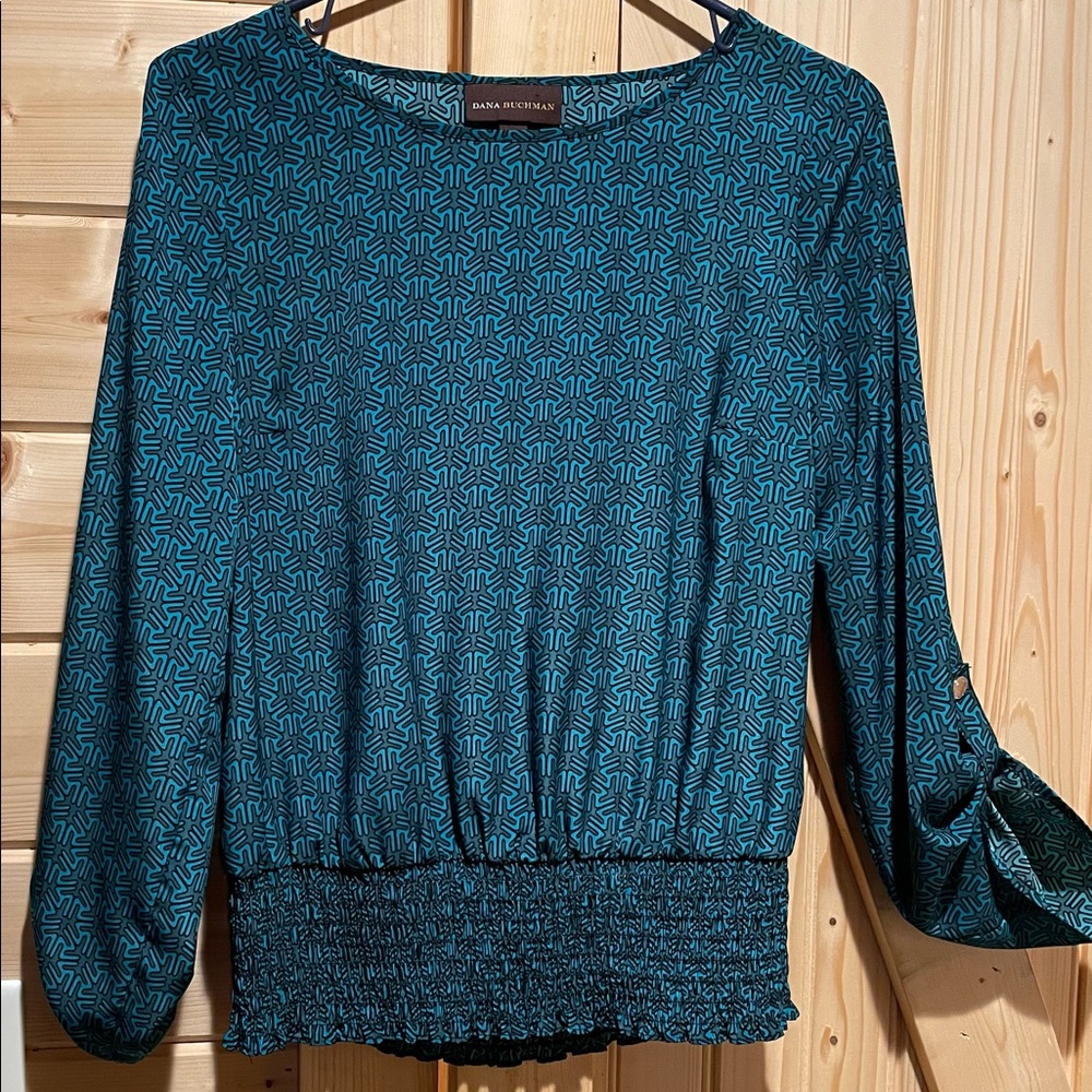 Teal blouse